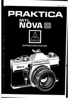 Praktica (VEB) Nova B manual. Camera Instructions.